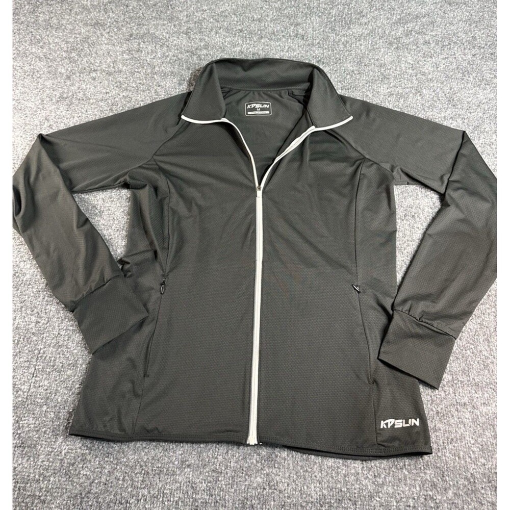 KP Slin Women’s Black Performance Full‑Zip Golf Jacket – Size M